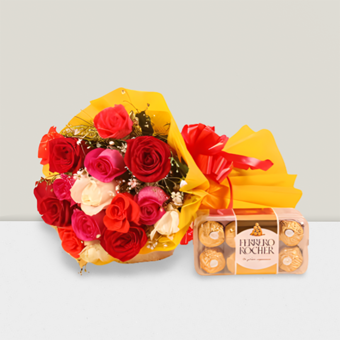 Delightful Bouquet With Ferrero Rocher