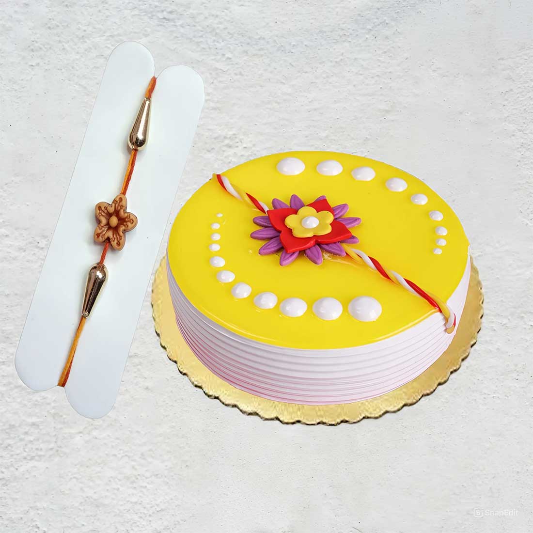 Rakhi N Pineapple Cake