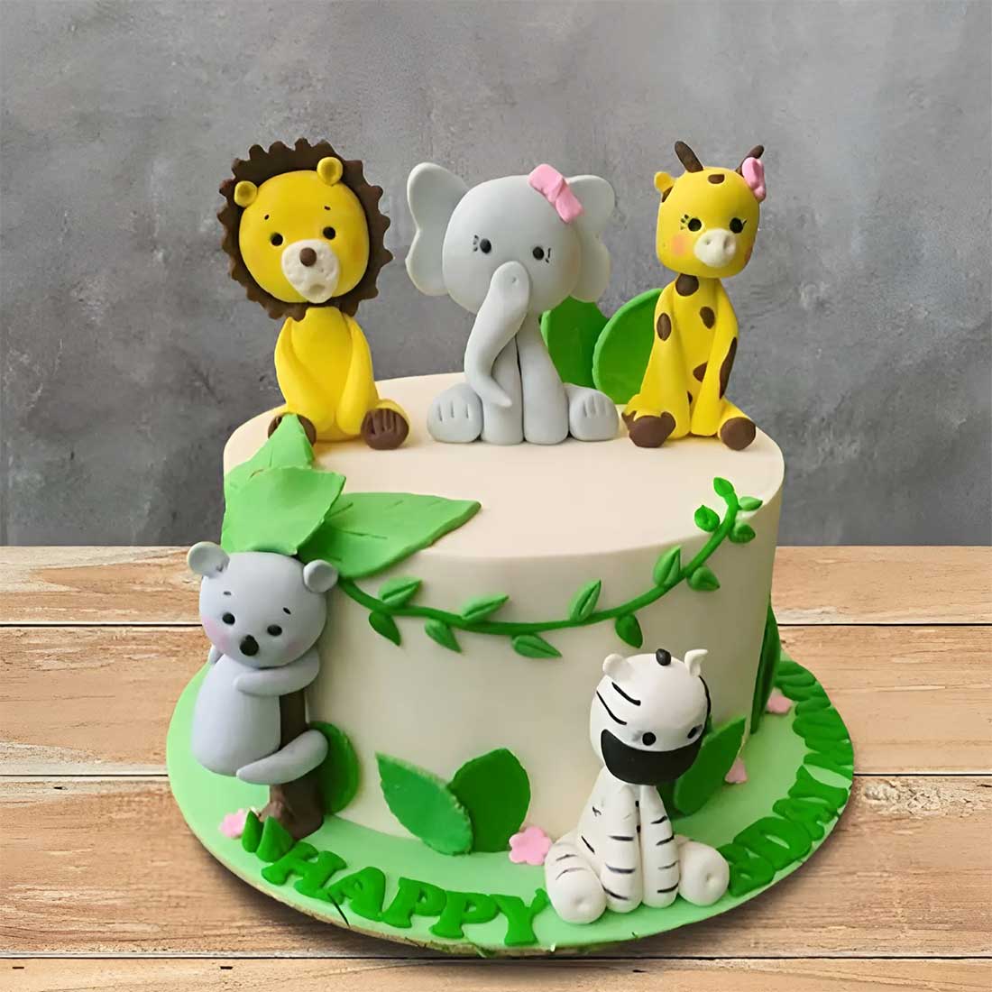 Amazing  Jungle Theme Cake