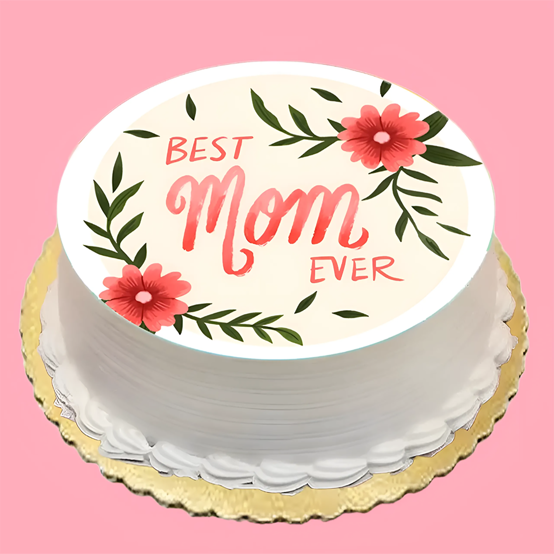 Best Mom Ever Photo Cake