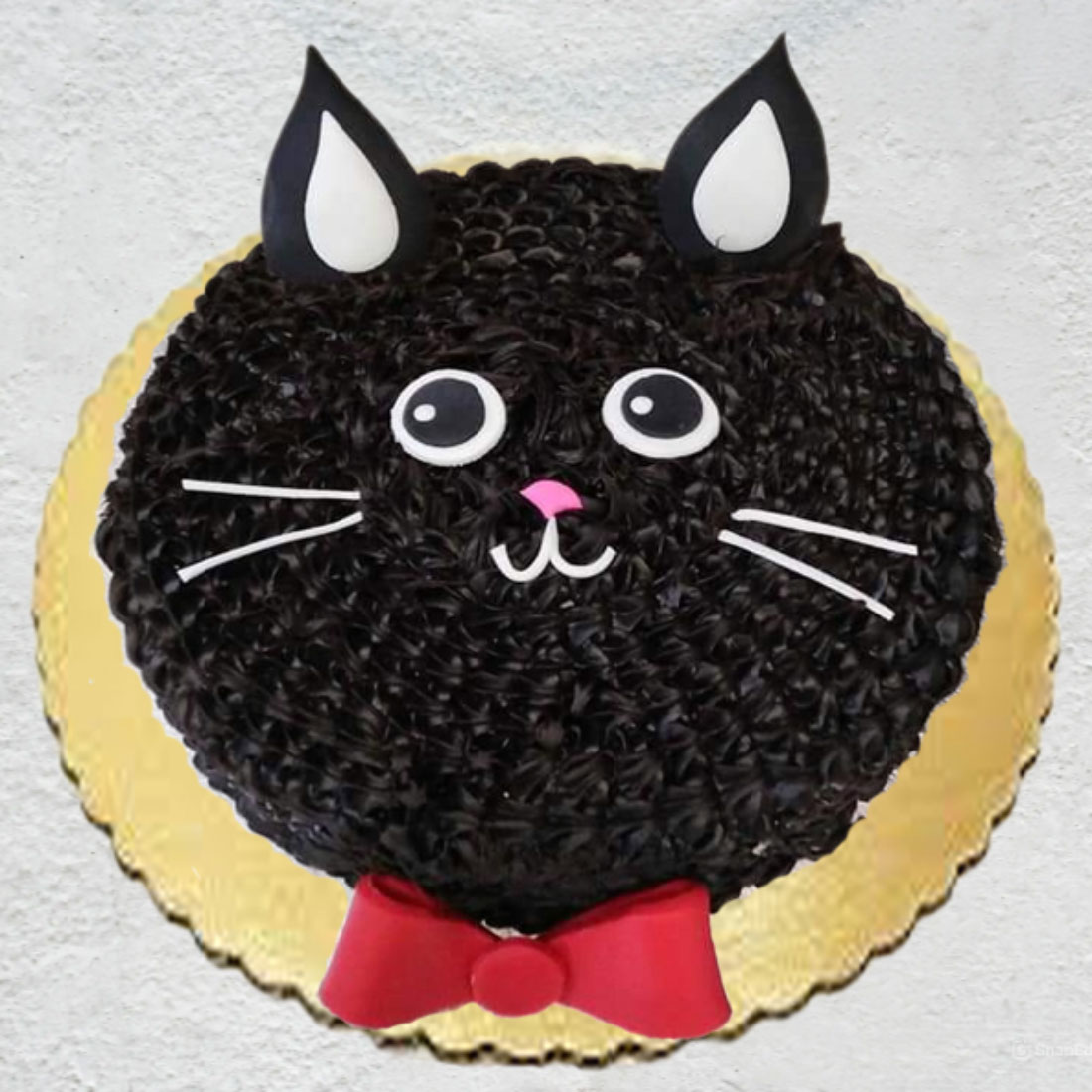 Cat Face Chocolate Cake