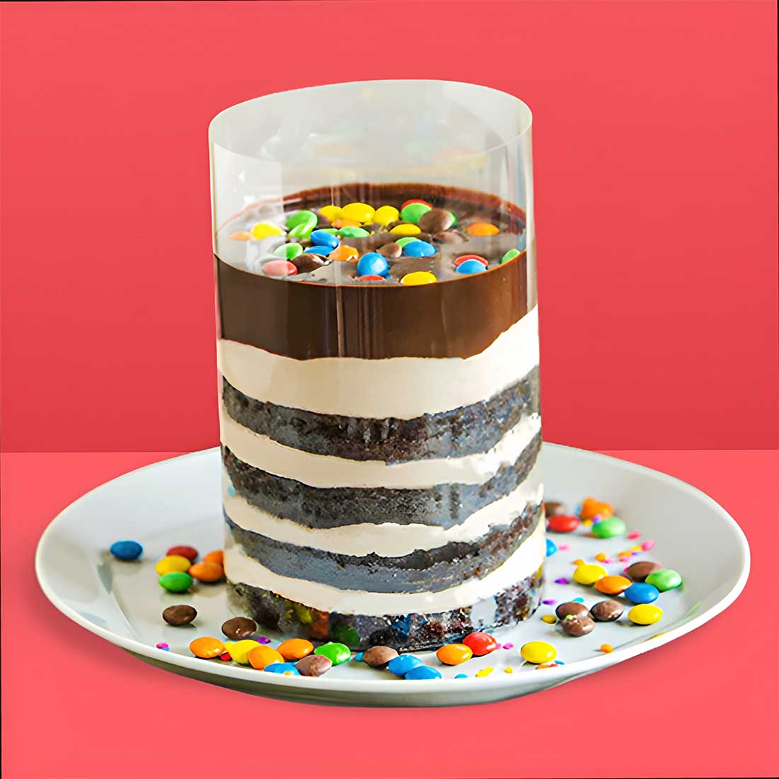 Chocolate Gems Pull Me Up Cake