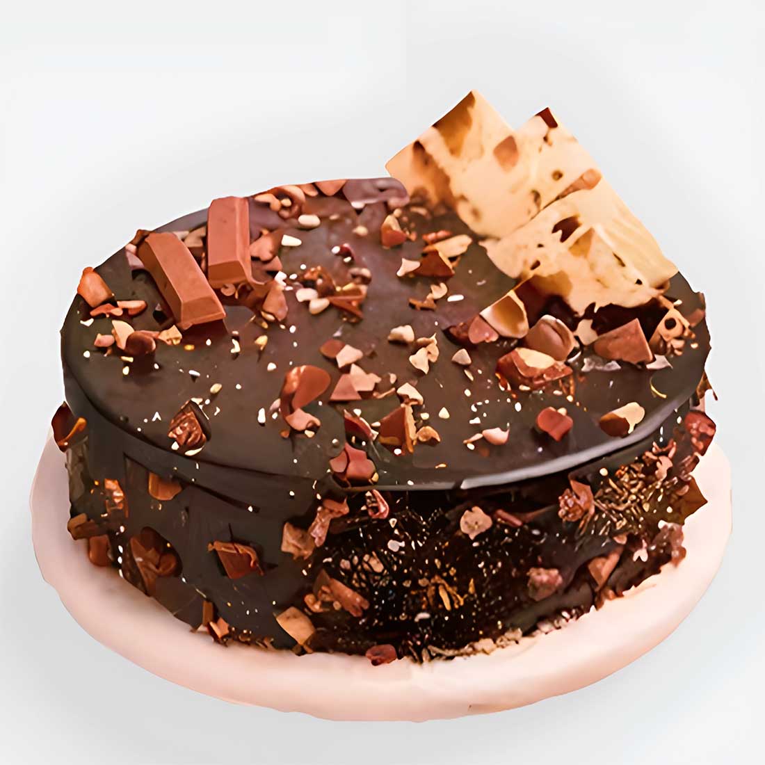 Chocolate Kitkat Crunchy Cake