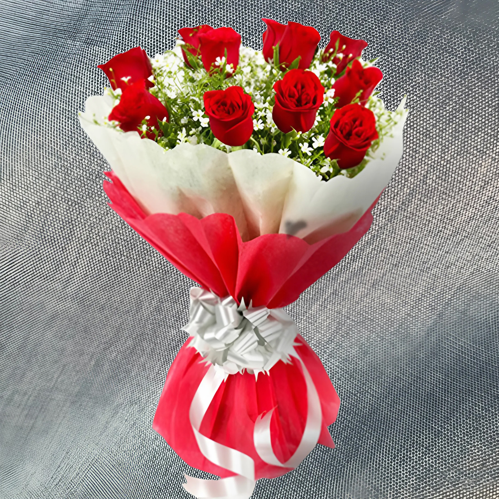 Classic Red Roses Bouquet