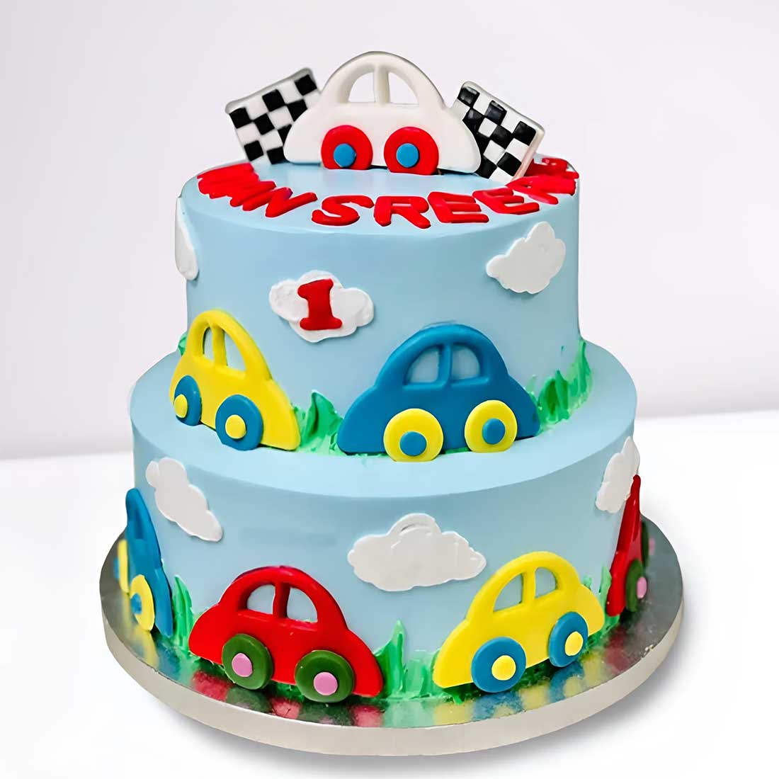 Crazy Car Fondant Cake