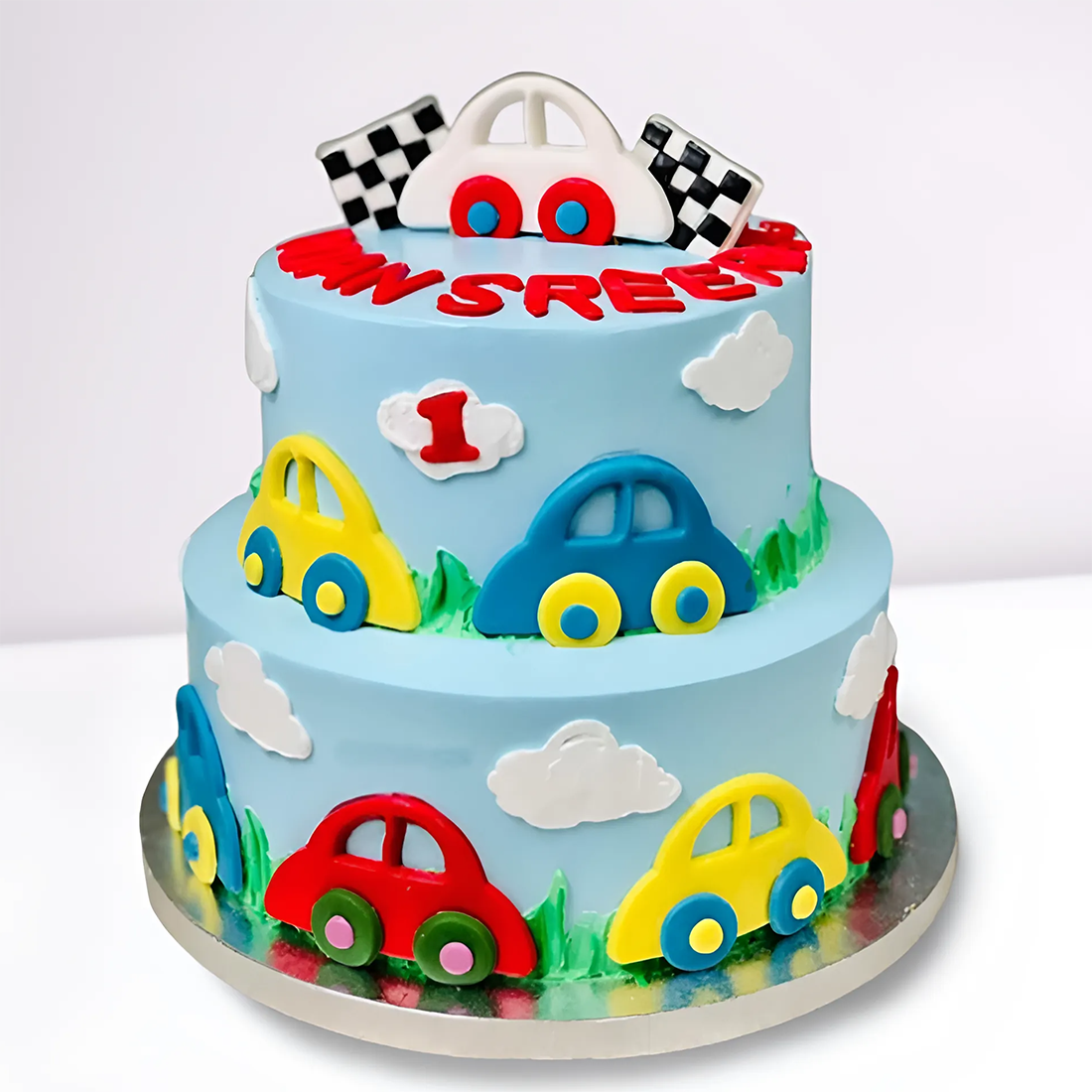 Crazy Car Fondant Cake