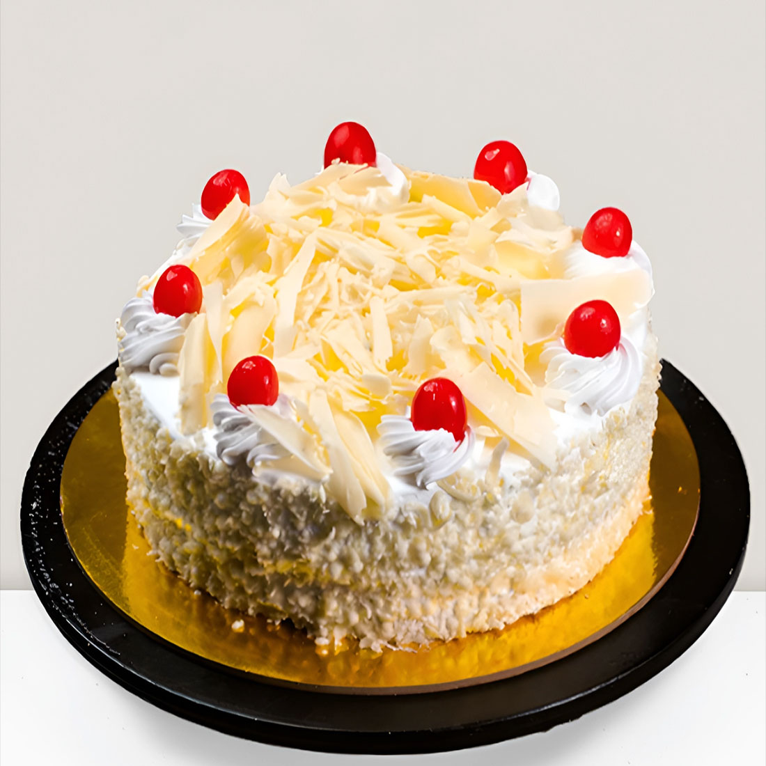 Creamy White Forest Cake