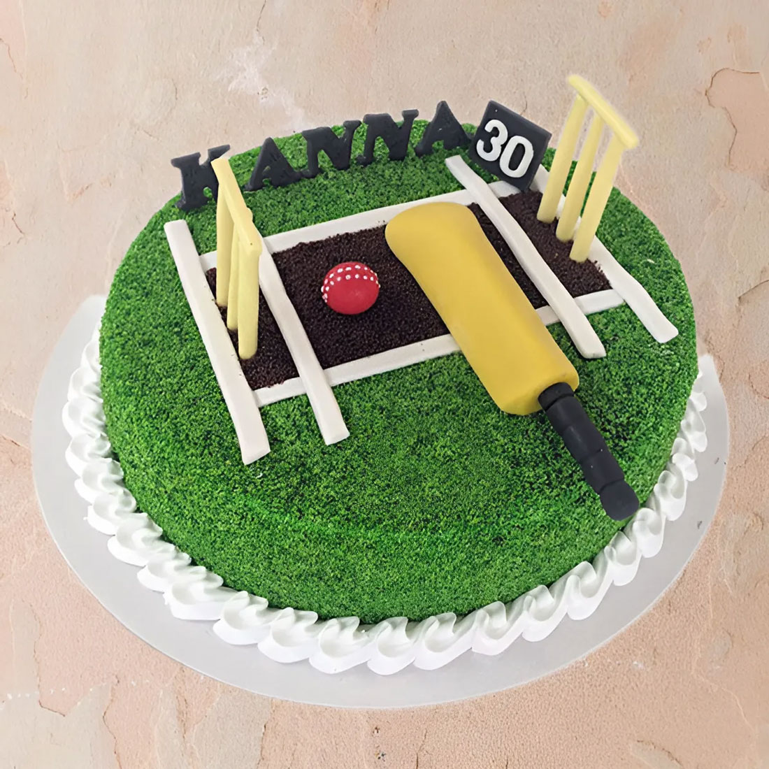 Cricket Field Celebration Cake