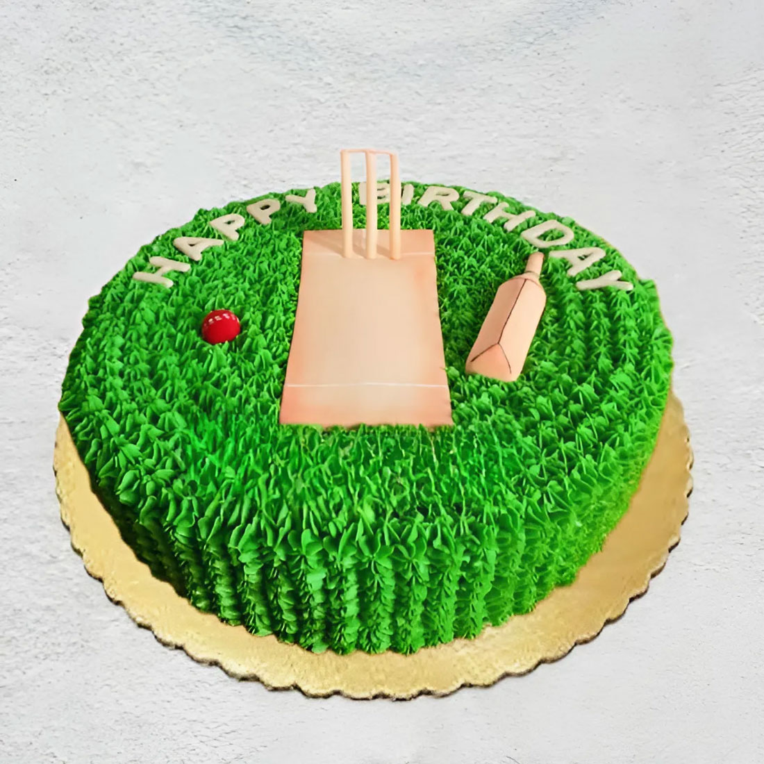 Cricket Pitch Cake