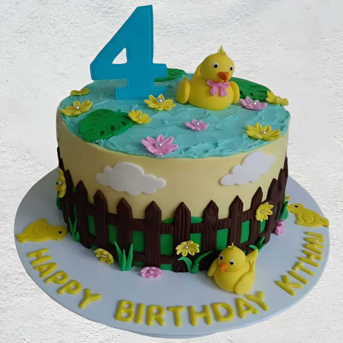 Duck Pond Adventure Cake