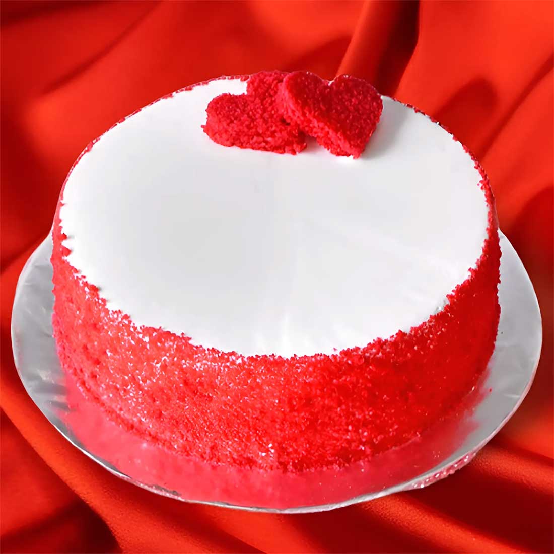 Eggless Red Velvet Cake