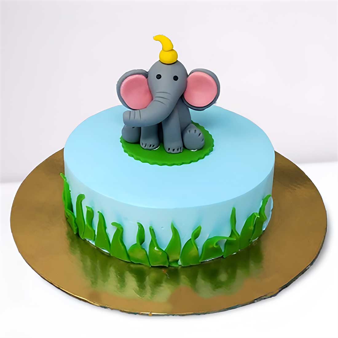 Elephant On Top Cake