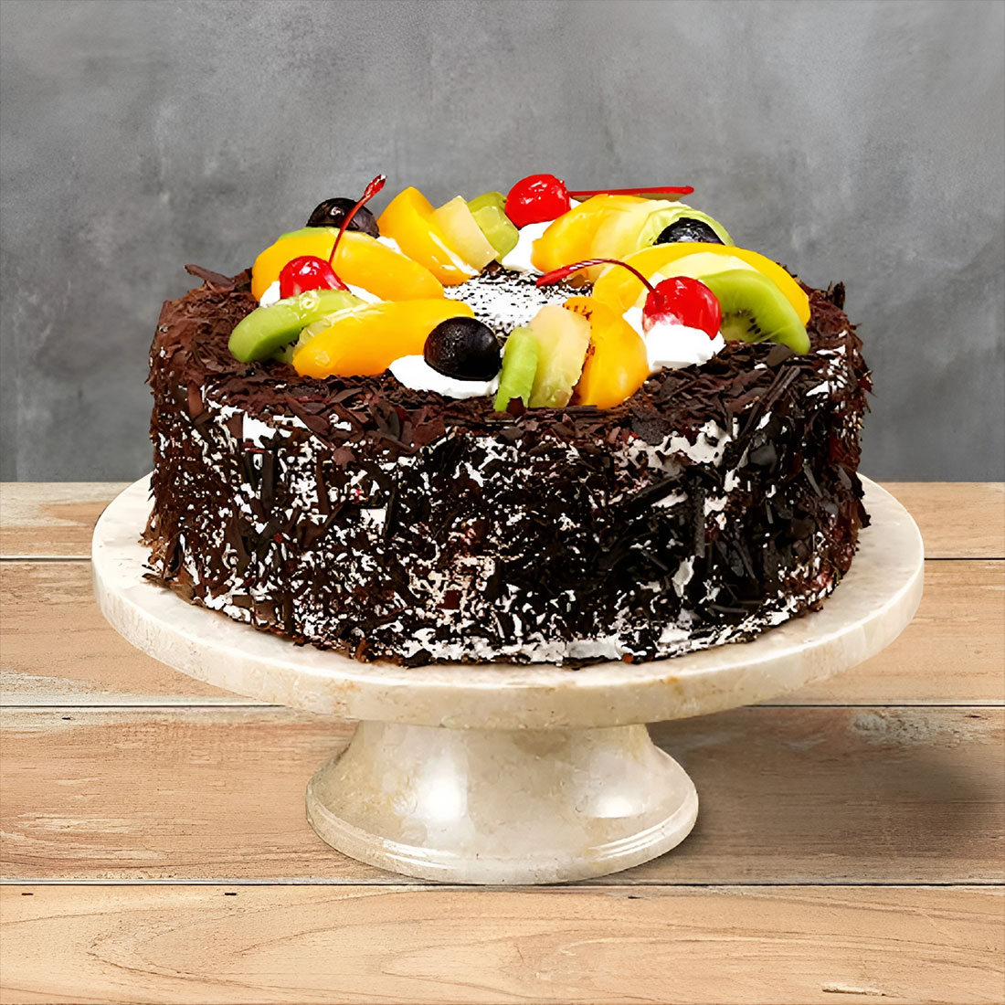 Fruit Choco Flakes Cake