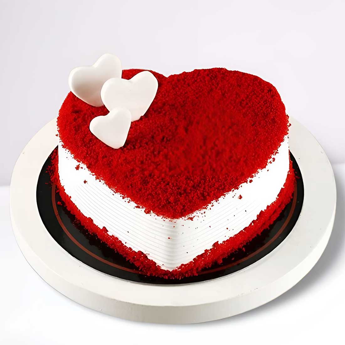 Heart Shape Red Velvet Cake