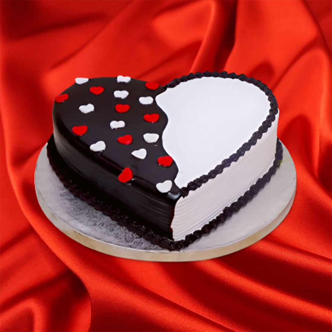 Hearty Choco Vanilla Cake