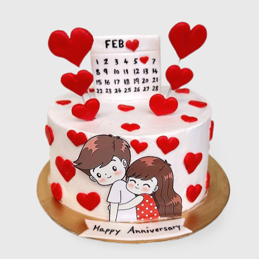 Loves Timeless Calendar Cake