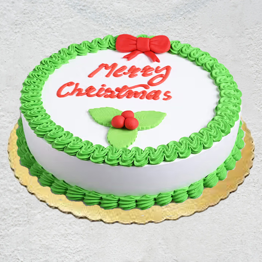 Merry Christmas Pineapple Cake