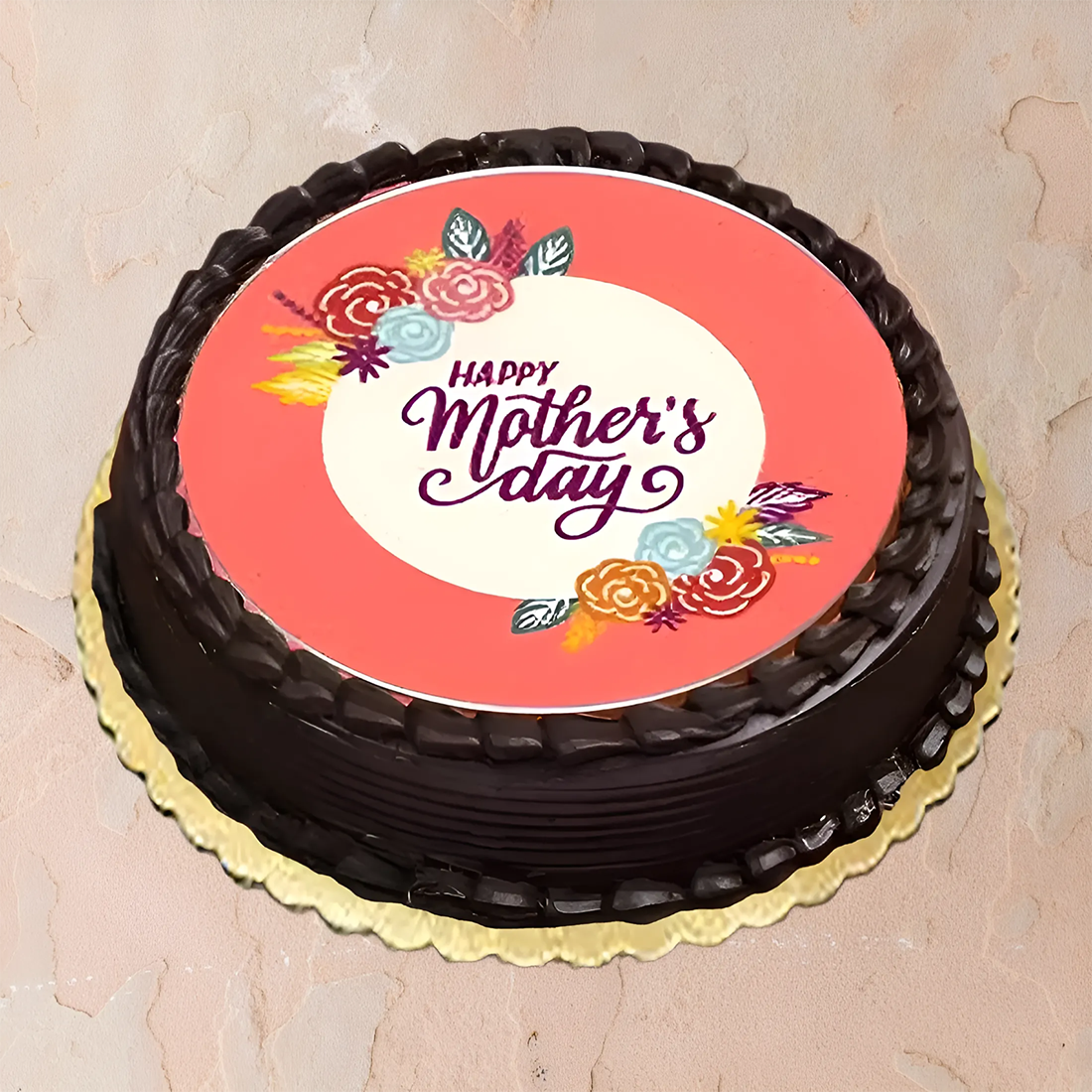 Mother's Day Chocolate Poster Cake