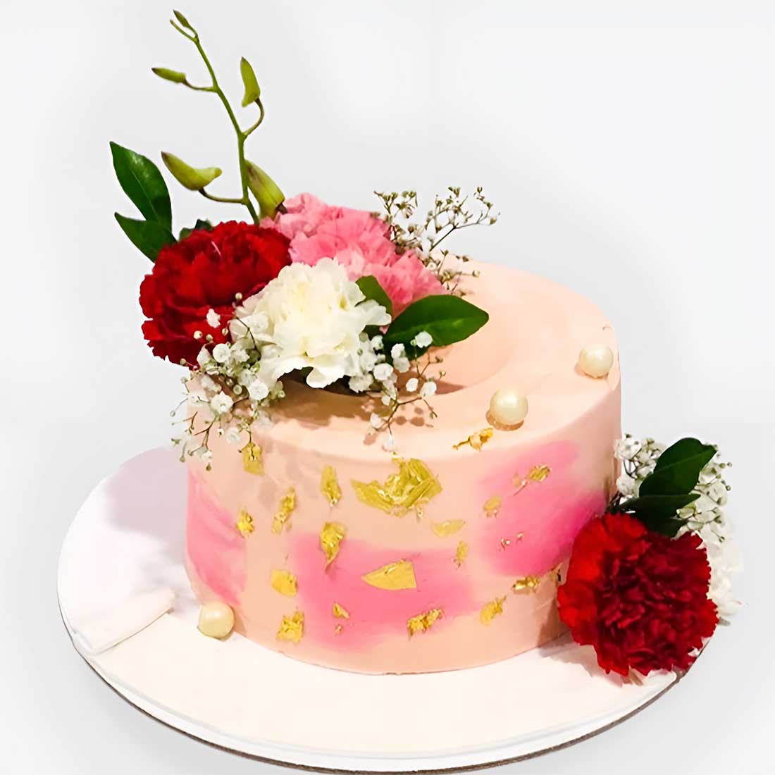 Pineapple Floral Cake