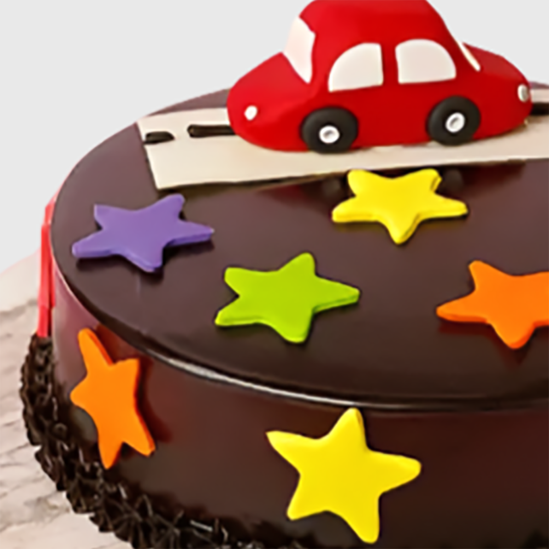 Racing Car  Theme Chocolate Cake