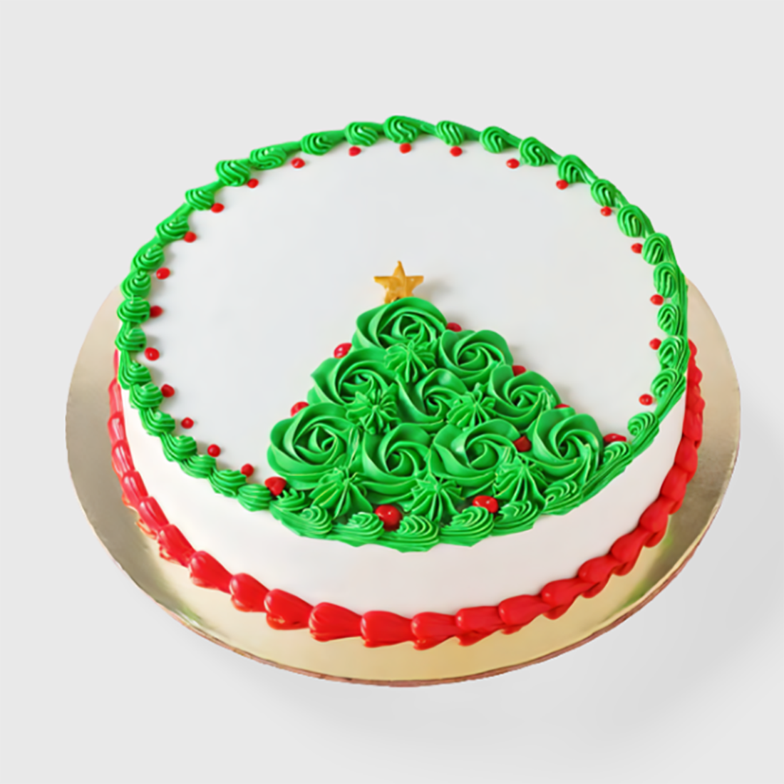 Christmas Tree Cake