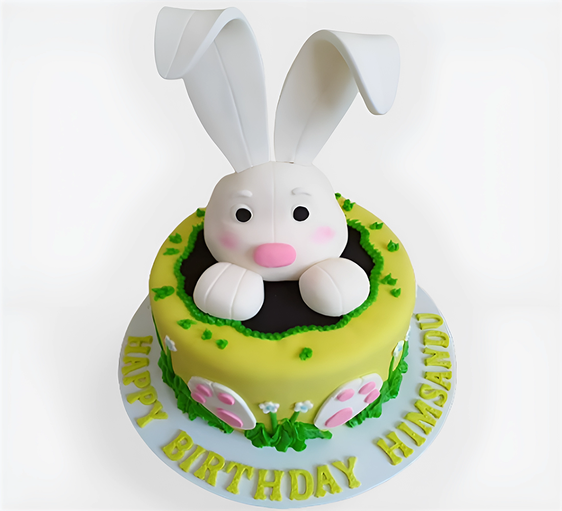 Rabbit Theme Cake