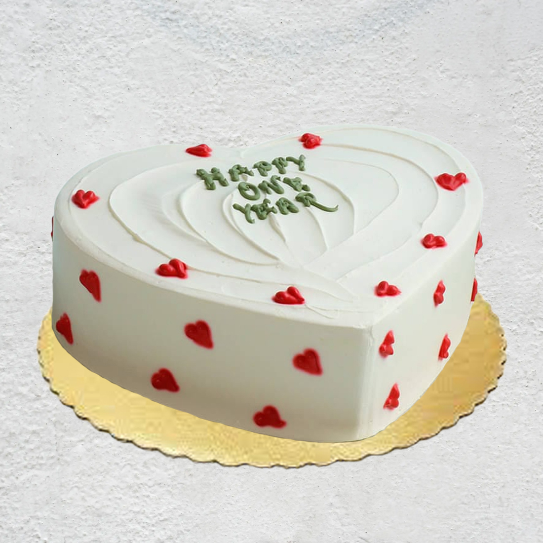 Red Velvet Love Anniversary Cake