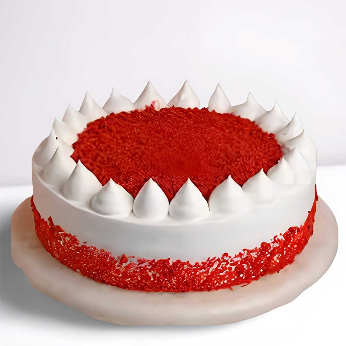 Round Red Velvet Cake