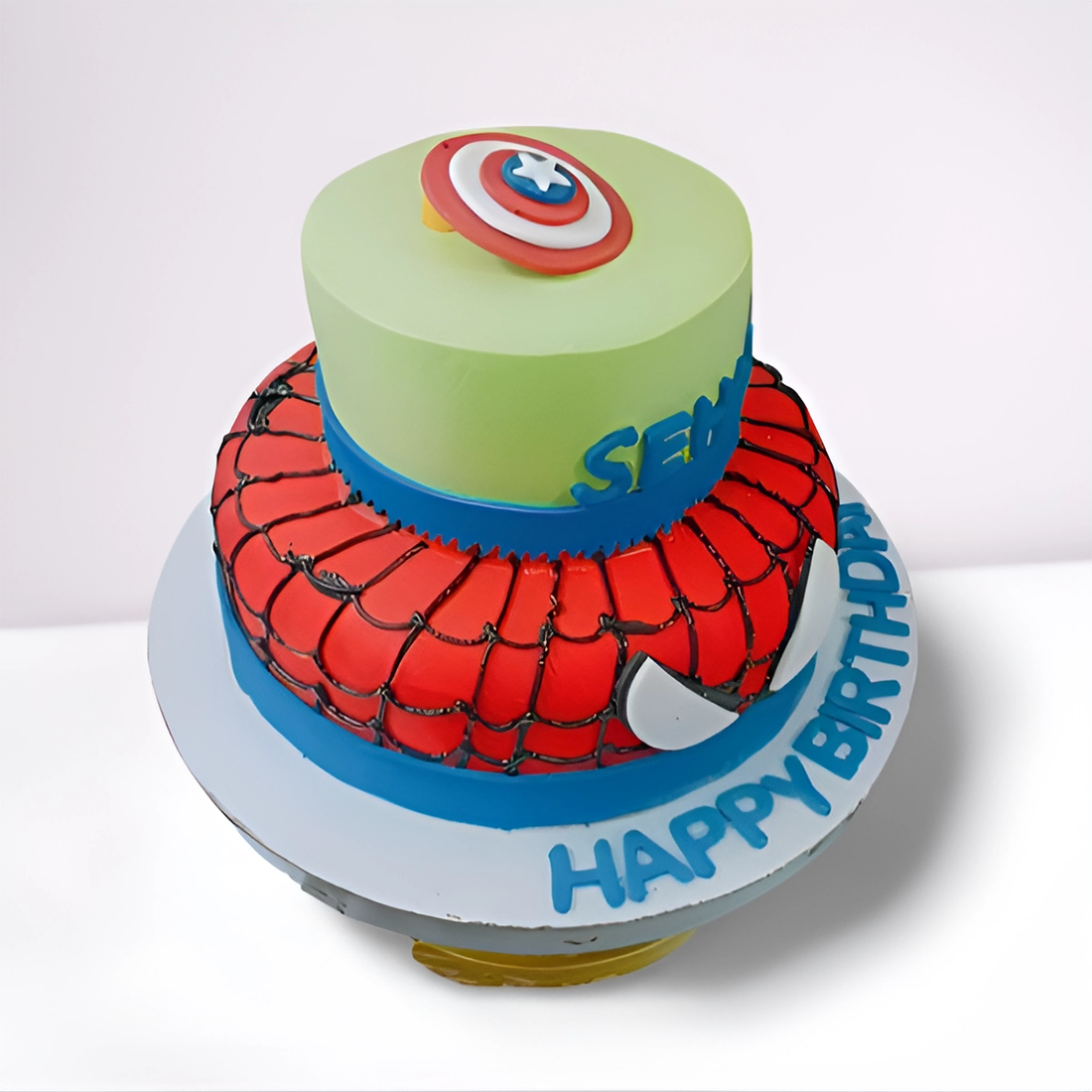 Spiderman Theme Cake