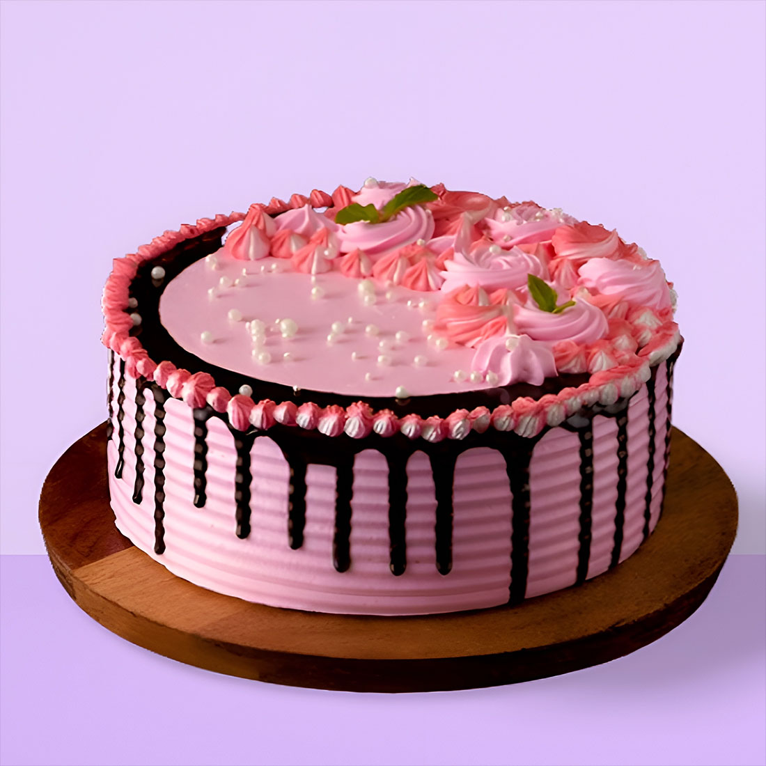 Strawberry Rose Cake