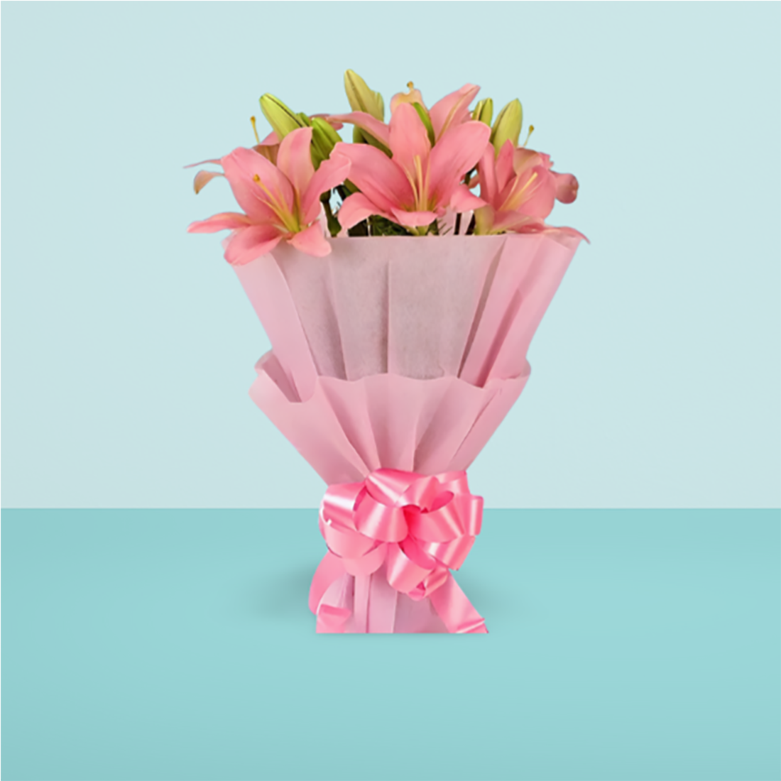 Pink Lily Bouquet