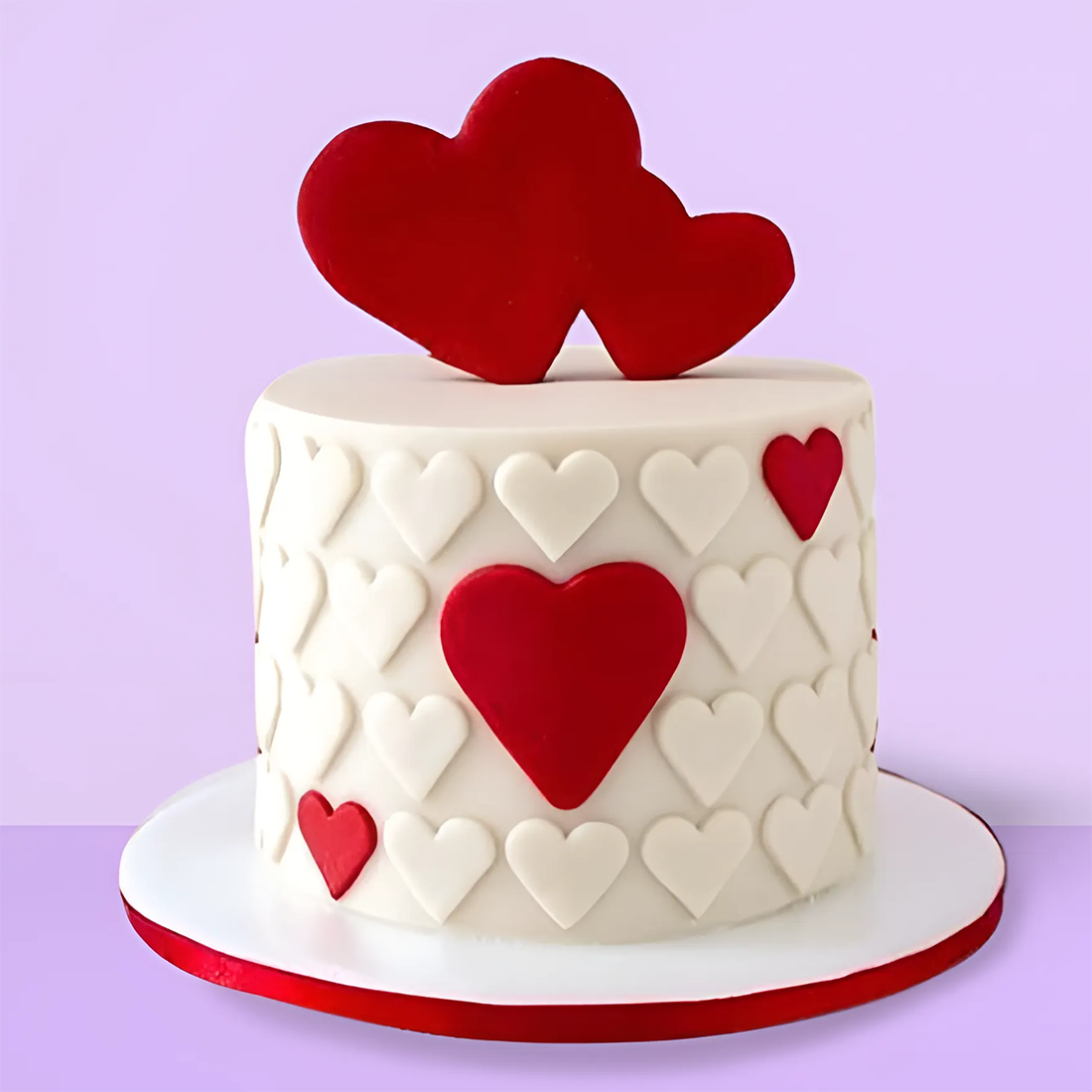 Valentines Heart Cake