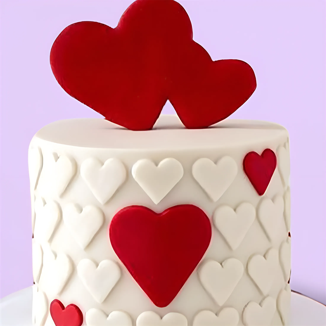 Valentines Heart Cake