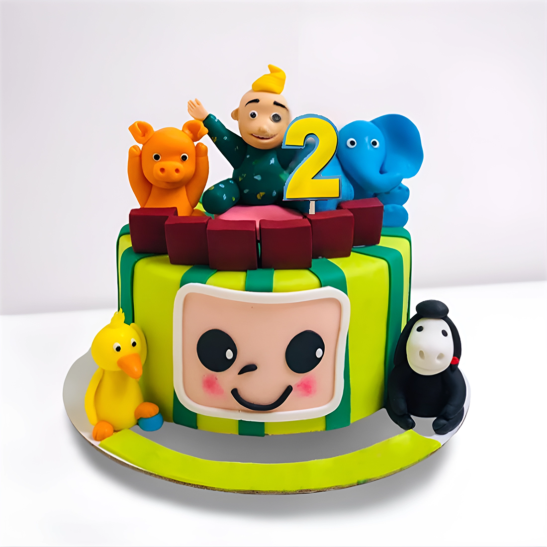 Whimsical Cake Inspired By Cocomelon