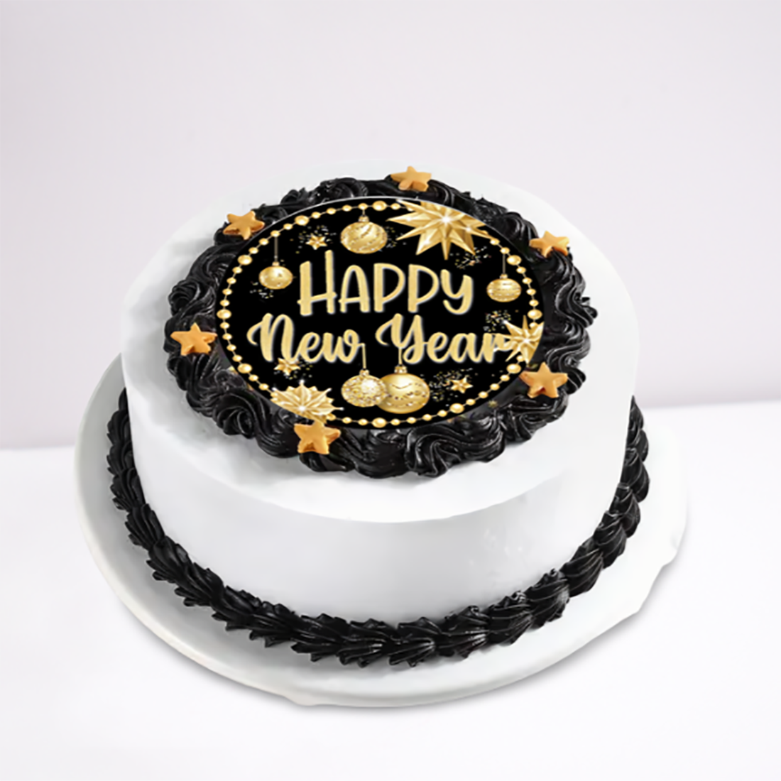 New Year Photo Cake